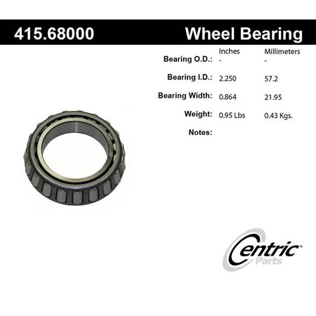 CENTRIC PARTS PREMIUM BEARING CONE 415.68